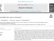 17live
黄鹏教授团队在—《Bioactive Materials》发表文章